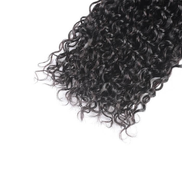Kriyya Malaysian Jerry Curly Hair 4 Bundle Deals Unprocessed 7A Human Hair Weave 