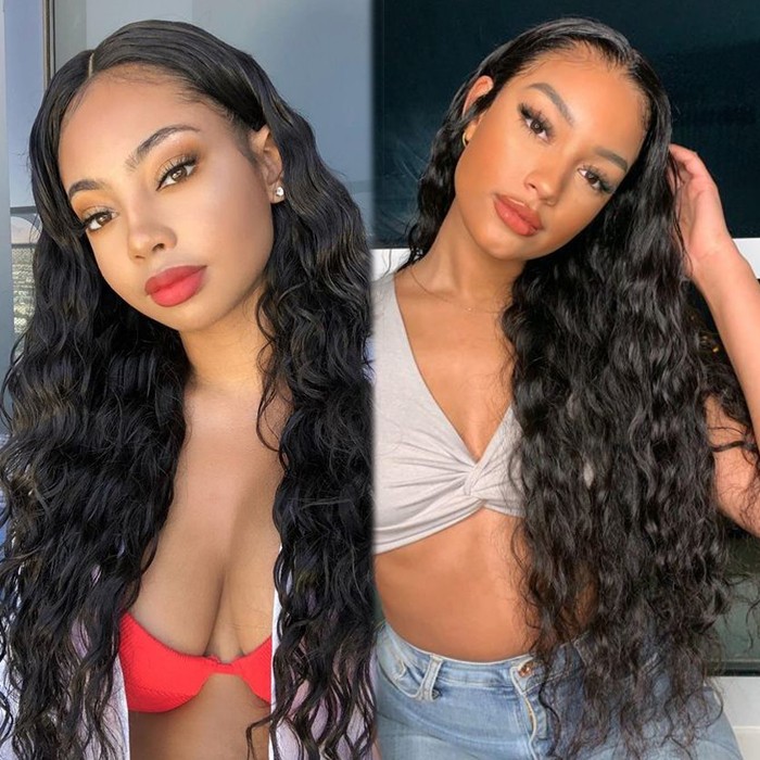 Kriyya Natural Wave Bundles 4 Pcs Brazilian Human Hair Weave