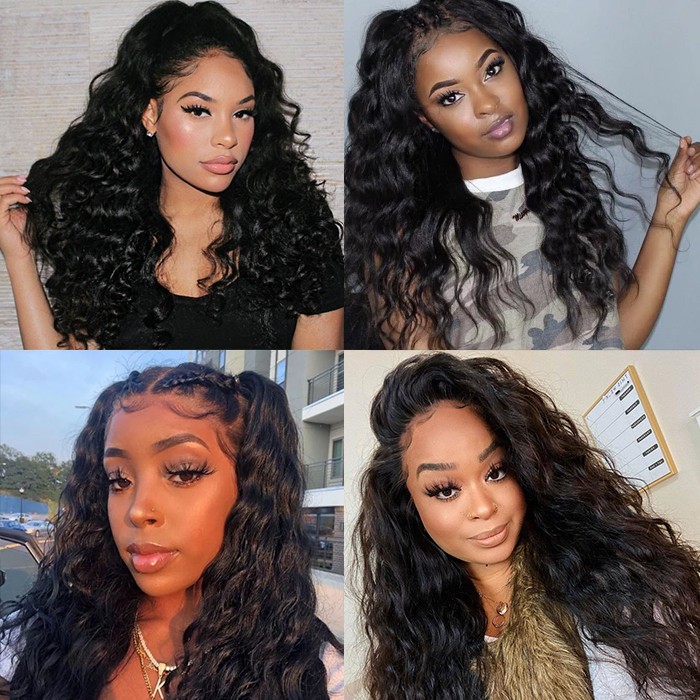 Kriyya Natural Wave Hair 1 Bundle Human Hair Weave Natural Color