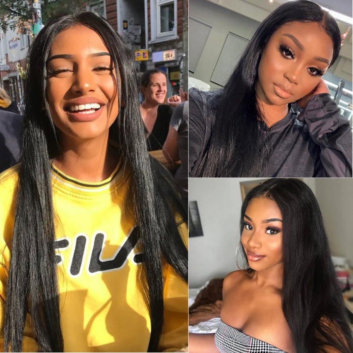 Kriyya Peruvian Straight Hair 4 Bundles Best Human Hair 9A Virgin Hair