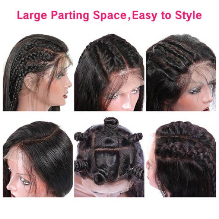 Kriyya Body Wave Full Lace Wig 100% Hand Tied Virgin Human Hair 150% Density