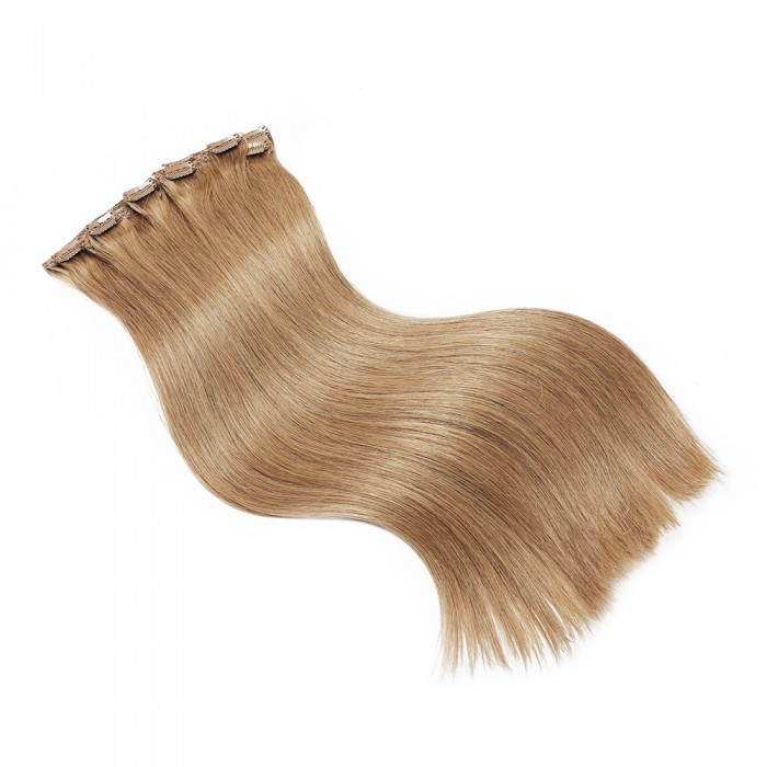 Kriyya Strawberry Blonde 22 Inch Clip In Hair Extensions For Short Hair