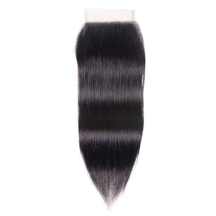 Kriyya Malaysian Virgin Hair Straight Weave With 4x4 Closure Virgin Human Hair