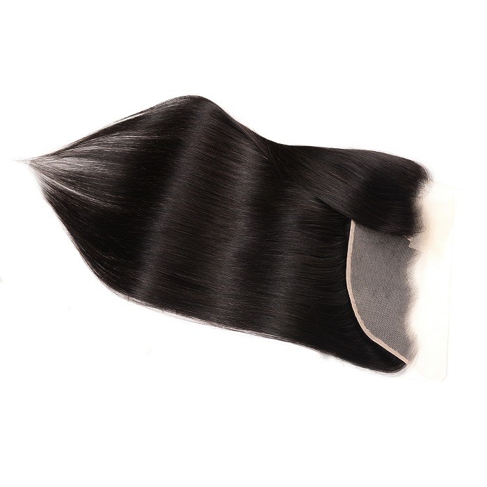 Kriyya Straight Unprocessed Human Hair 13x4 Transparent Lace Frontal