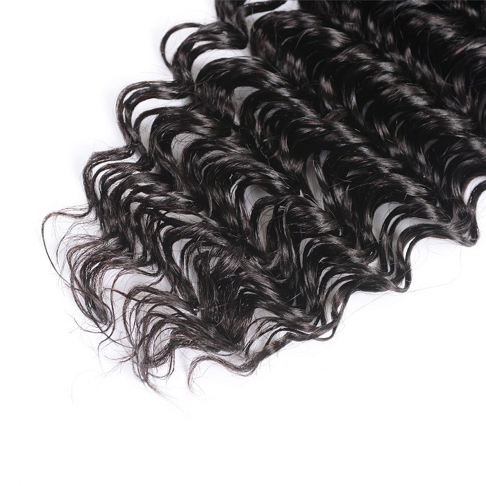 Kriyya Human Hair Weave 1bundle Deep Wave Sew In