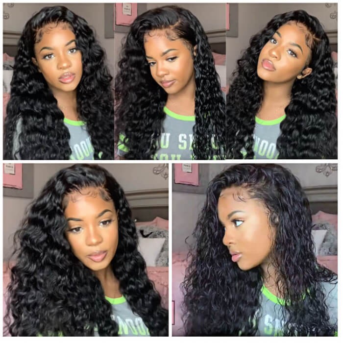 Kriyya Indian Virgin Remy Hair 3 Bundles Natural Wave With 4*4 Lace Closure