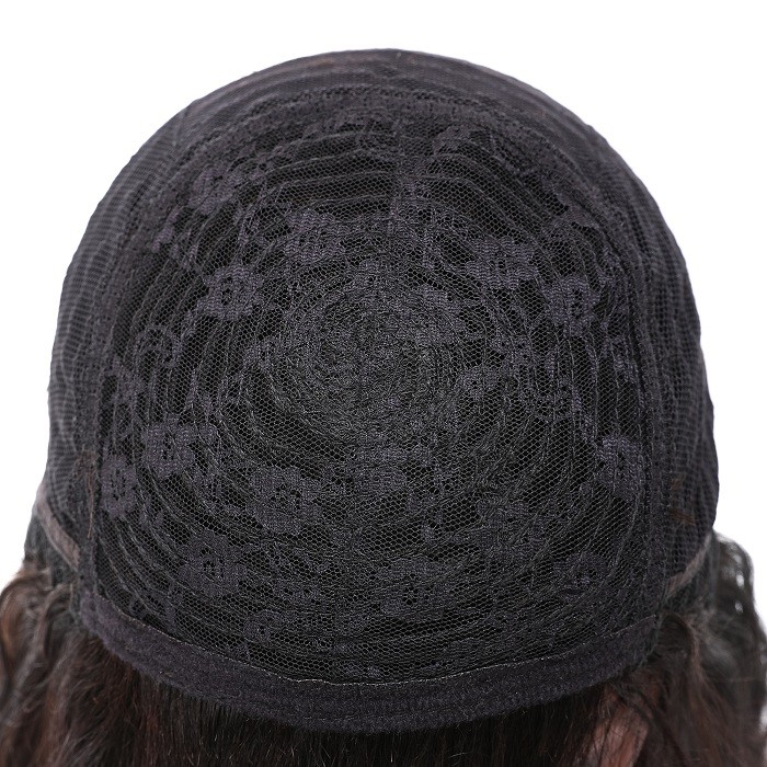 Kriyya Body Wave Human Hair Wigs With Bangs Capless Wig 150% Density Free Part Virgin Remy Wig