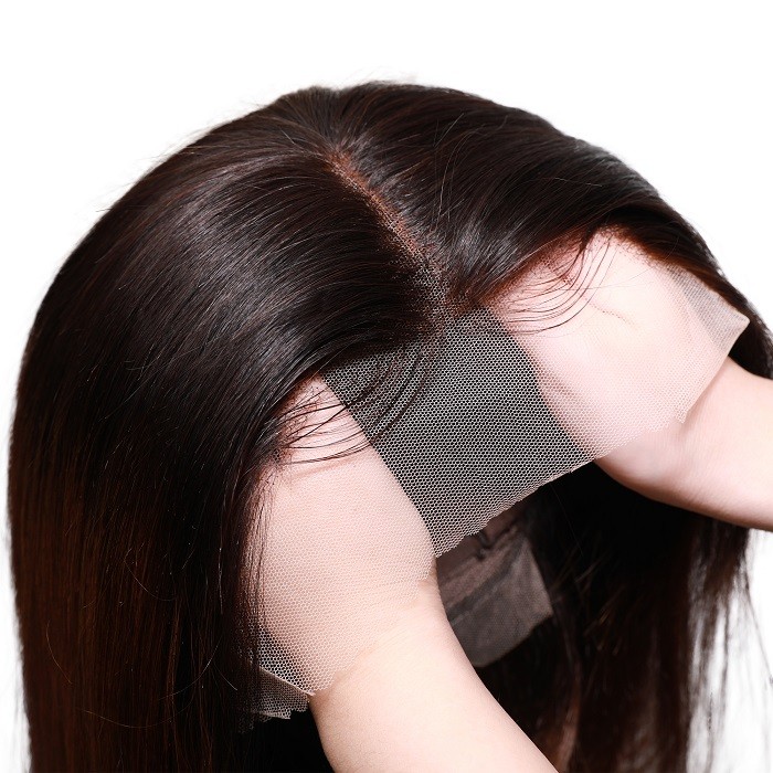 Kriyya Ombre Chestnut Brown Short Bob Lace Front Wig 13x4 Human Hair Wigs 150% Density