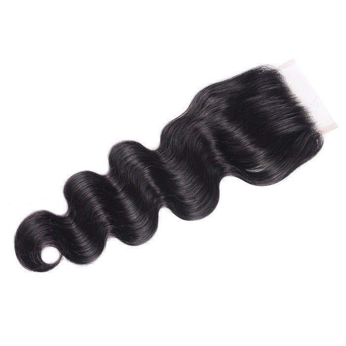 Kriyya Brazilian Body Wave Closure With 4 Bundles Virgin Human Hair