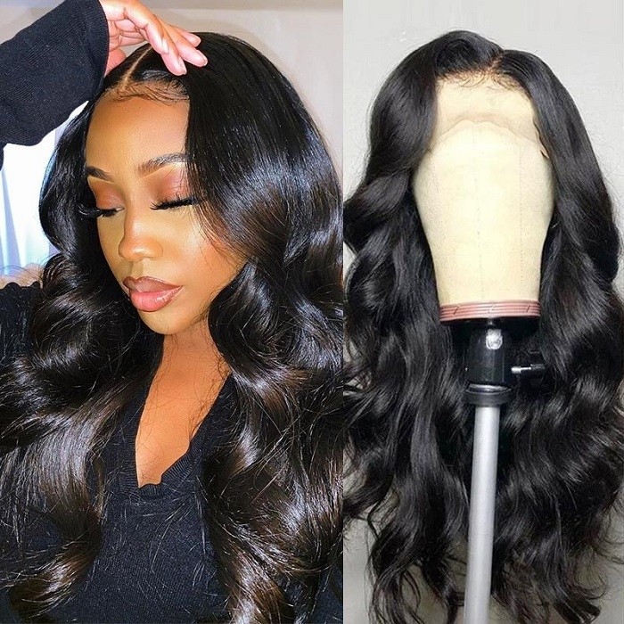Kriyya 13x4 Body Wave Lace Front Human Hair Wigs With Baby Hair 150%  Density Favorable Price Wigs 