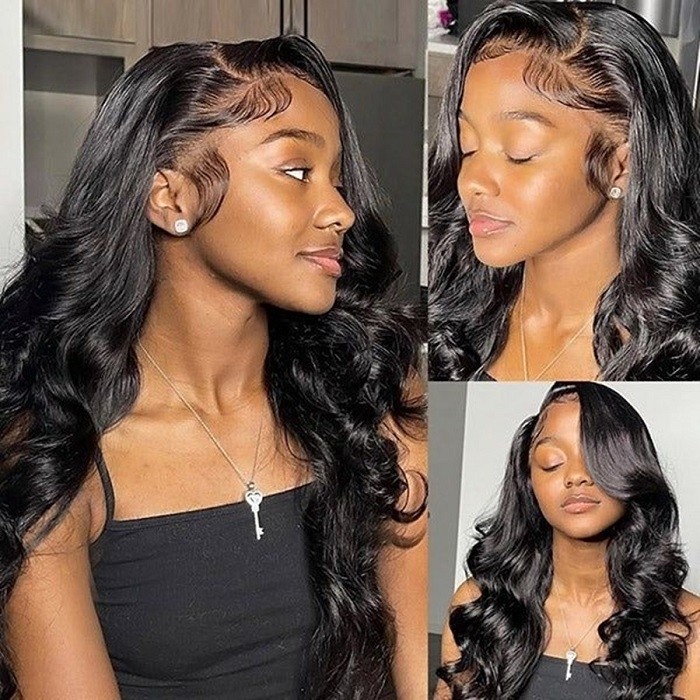 Kriyya YTber Recommendations Body Wave Human Hair Wigs 150% 180% Density 4x4 Lace Closure Wig
