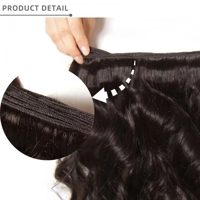 Kriyya Body Wave Human Hair 4 Bundles With 5x5 HD Lace Closure Free Part 100% Transparent Lace Closure