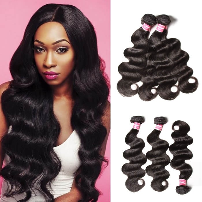 9A Virgin Hair Body Wave Weave 3 Bundles