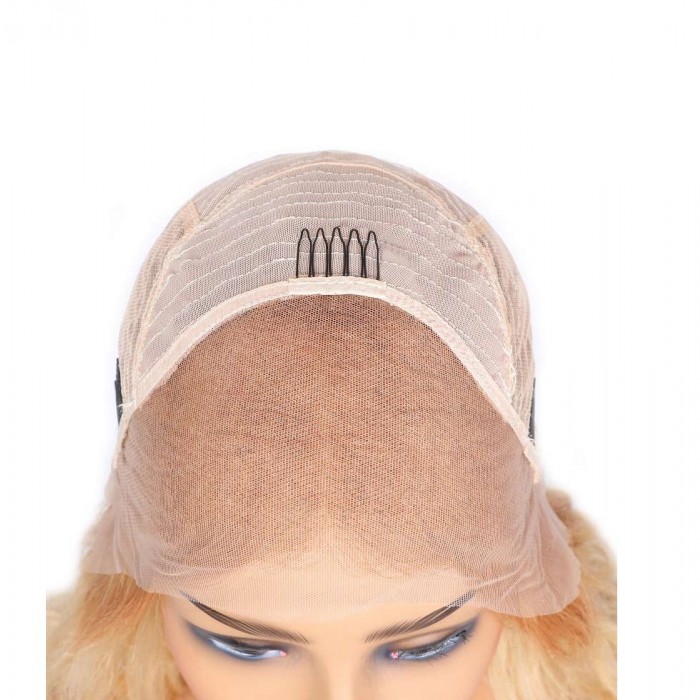 Sarah | 13*4 Lace Front Dark Rooted Wavy Remy Human Hair Wig