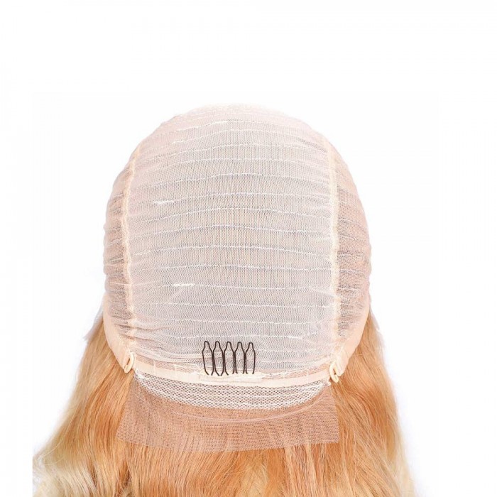 Sarah | 13*4 Lace Front Dark Rooted Wavy Remy Human Hair Wig