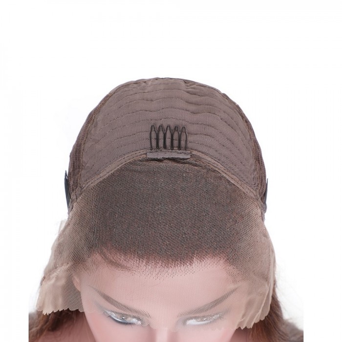 Doris| Dark Brown 13*4 Lace Front Human Hair Wig