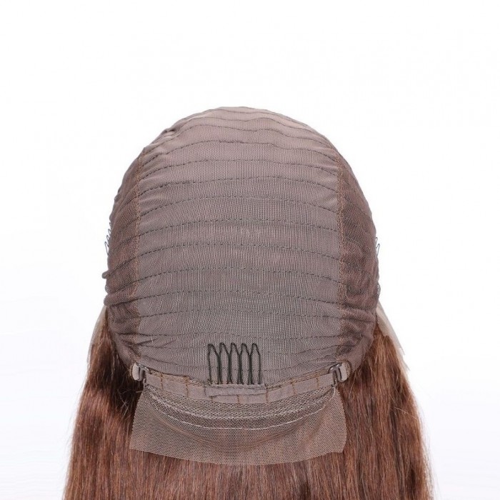 Doris| Dark Brown 13*4 Lace Front Human Hair Wig