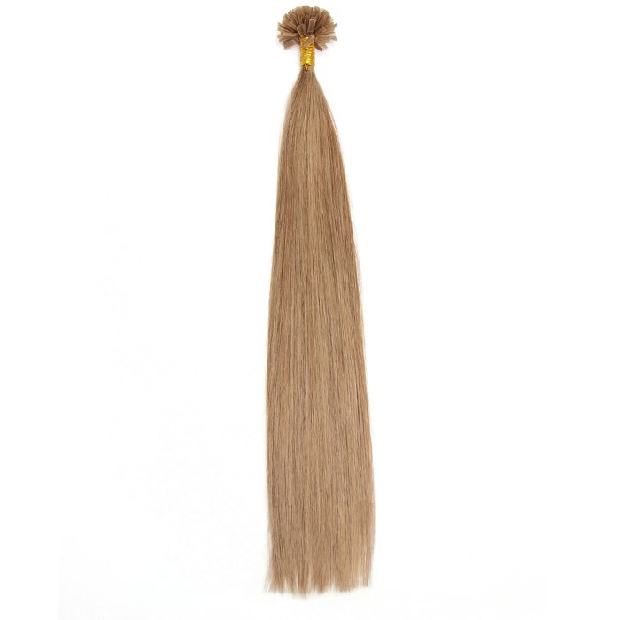Kriyya Remy Hair Micro U-Tip Hair Extensions Light Golden Brown