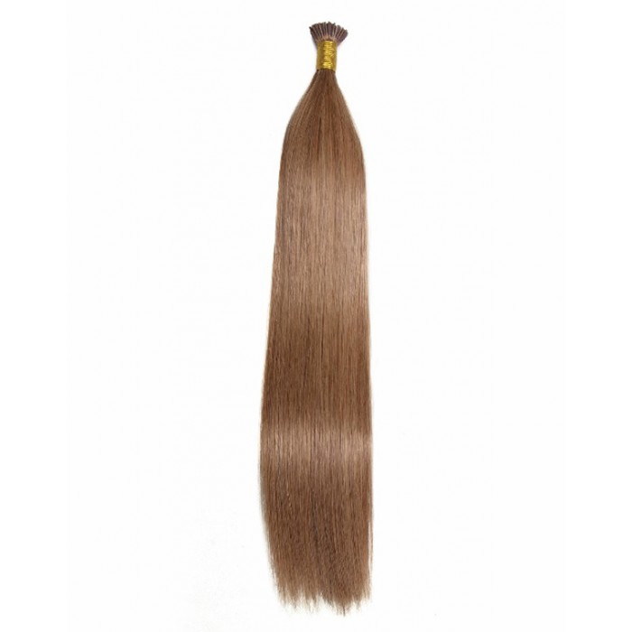 Remy Hair I-Tip Hair Extensions-Micro Series- Light Golden Brown