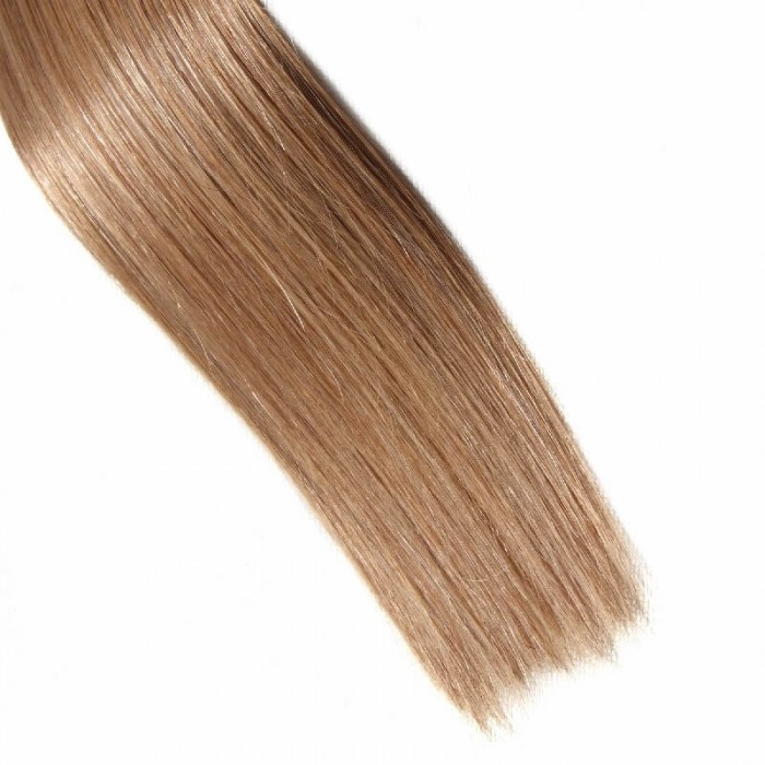 Kriyya 100% Remy I-Tip Hair Extensions- Light Golden Brown