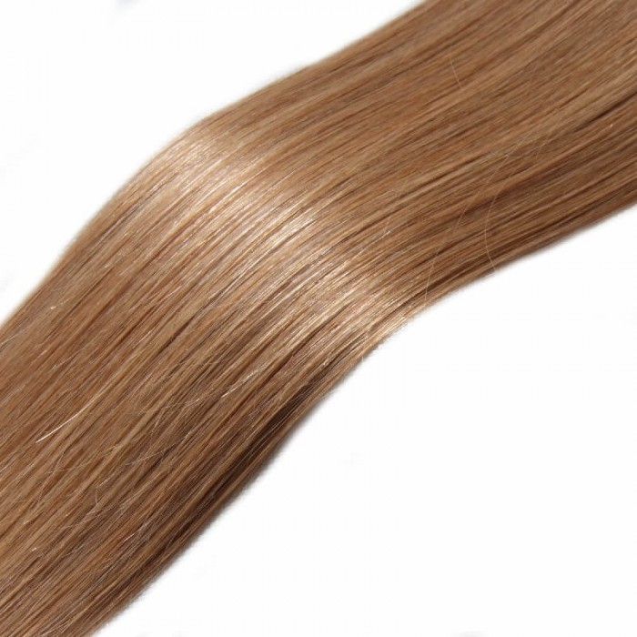 Kriyya 100% Remy I-Tip Hair Extensions- Light Golden Brown