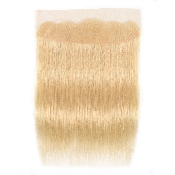 Kriyya 613 Blonde Color Straight Virgin Hair 13x4 Lace Frontal Sew In