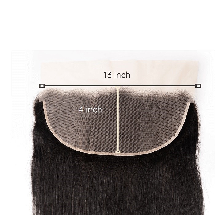 Kriyya Remy Human Hair 13x6 Transparent Lace Frontal Straight Human Hair