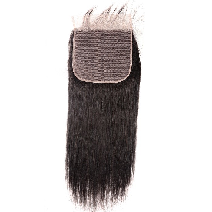 Kriyya 7x7 Lace Closure Unprocessed Virgin Hair Straight 100 Human Hair