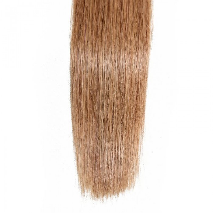Kriyya Real Hair Tape In Extensions Light Golden Brown Remy Human Hair