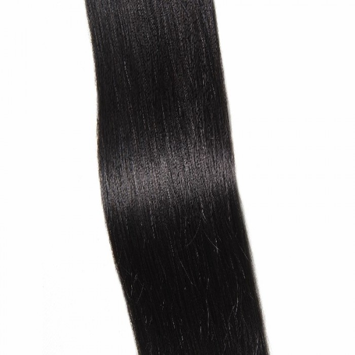 Kriyya Tape In Extensions Jet Black Human Hair Extensions 18-24 Inch
