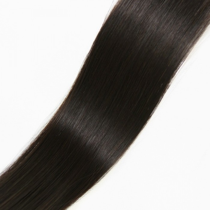 Kriyya U-Tip Hair Extensions Micro Nail Tip Hair Extensions Off Black