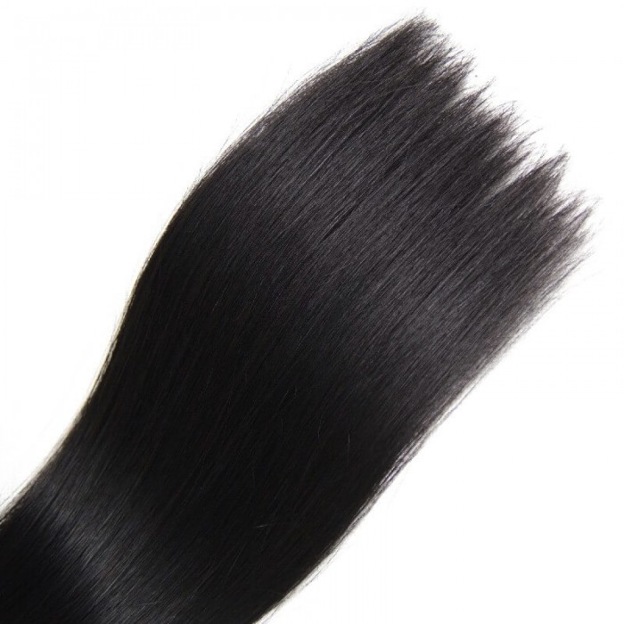 Kriyya U-Tip Hair Extensions Micro Nail Tip Hair Extensions Jet Black