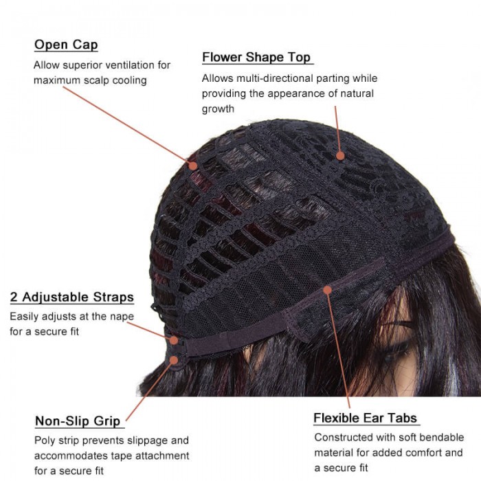 Vintage | Shanghai Wavy Human Hair Short Finger Wigs