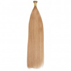 Kriyya 100% Remy I-Tip Hair Extensions-Gold Blonde