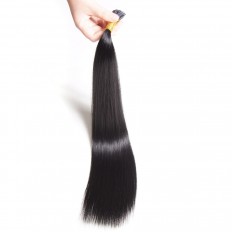 Remy Hair I-Tip Hair Extensions-Micro Series-Jet Black