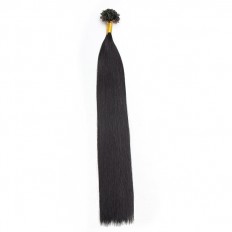 Kriyya U-Tip Hair Extensions Micro Nail Tip Hair Extensions Jet Black