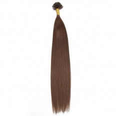 Kriyya U-Tip Hair Extensions Micro Nail Tip Chocolate Brown