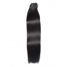 Kriyya 100% Remy Volumizer Hair Weft-Jet Black