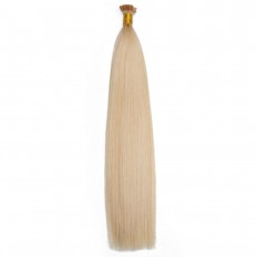 Kriyya 100% Remy I-Tip Hair Extensions-Platinum Blonde