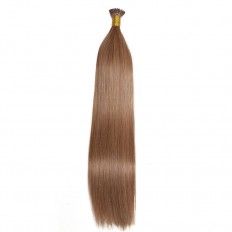 Kriyya 100% Remy I-Tip Hair Extensions- Light Golden Brown