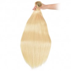 Kriyya Natural Hair Best Seamless Clip In Hair Extensions Blonde 100% Human Hair