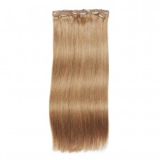 Kriyya 100g Remy Clip In Hair Extensions Strawberry Blonde Human Hair Color 100 Human Hair