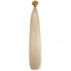 Kriyya Professional U-Tip Nail Hair Extensions-Platinum Blonde