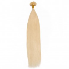 Kriyya Professional U-Tip Hair Extensions Nail Tip Hair-Blonde