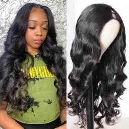 Kriyya U Part Wig Human Hair Afforable Price Glueless Body Wave Wigs 100% Human Hair Super Soft