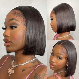 Short wigs with baby hair 2025