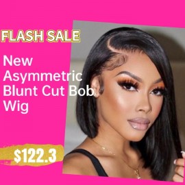 Flash Sale Kriyya Asymmetric Bob Wigs, Limited Stock!