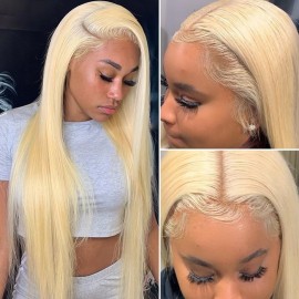 Blonde human hair wigs for sale clearance