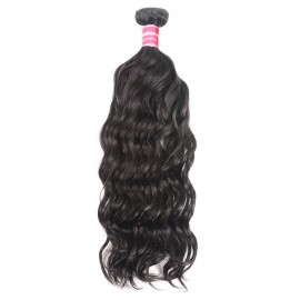 Kriyya Natural Wave Hair 1 Bundle Human Hair Weave Natural Color