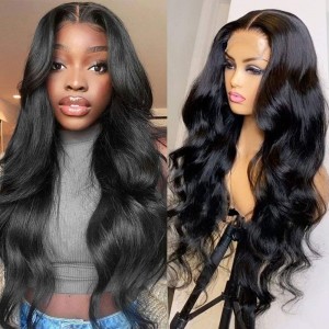 Flah Sale Kriyya Body Wave Middle Lace Part Wig150% Density